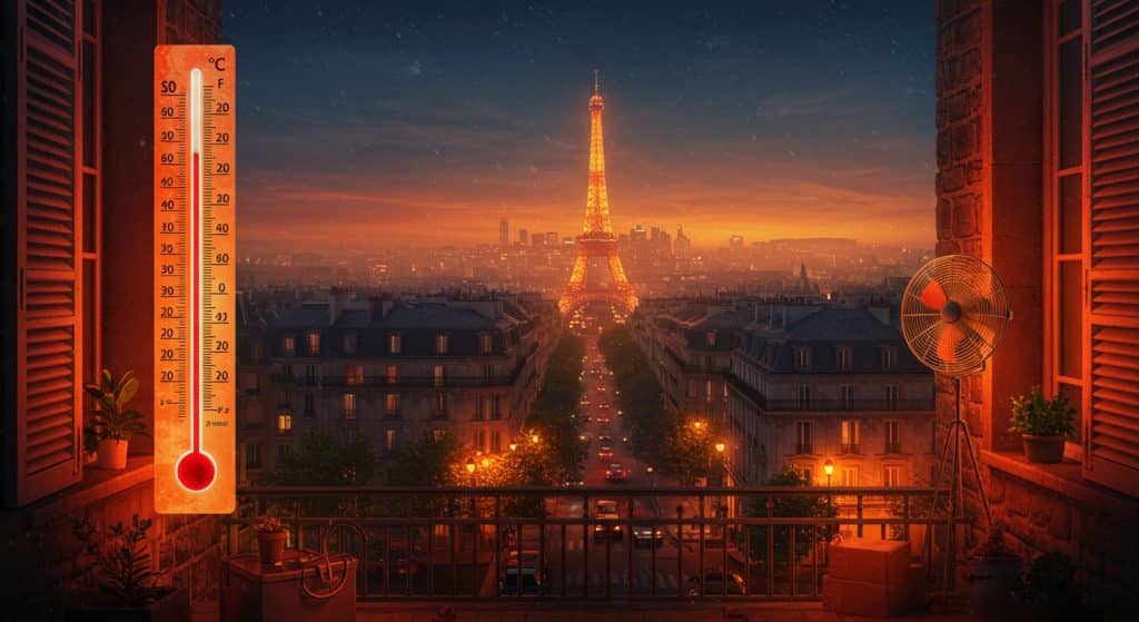Canicule en Île-de-France : Une Nuit Tropicale Étouffante