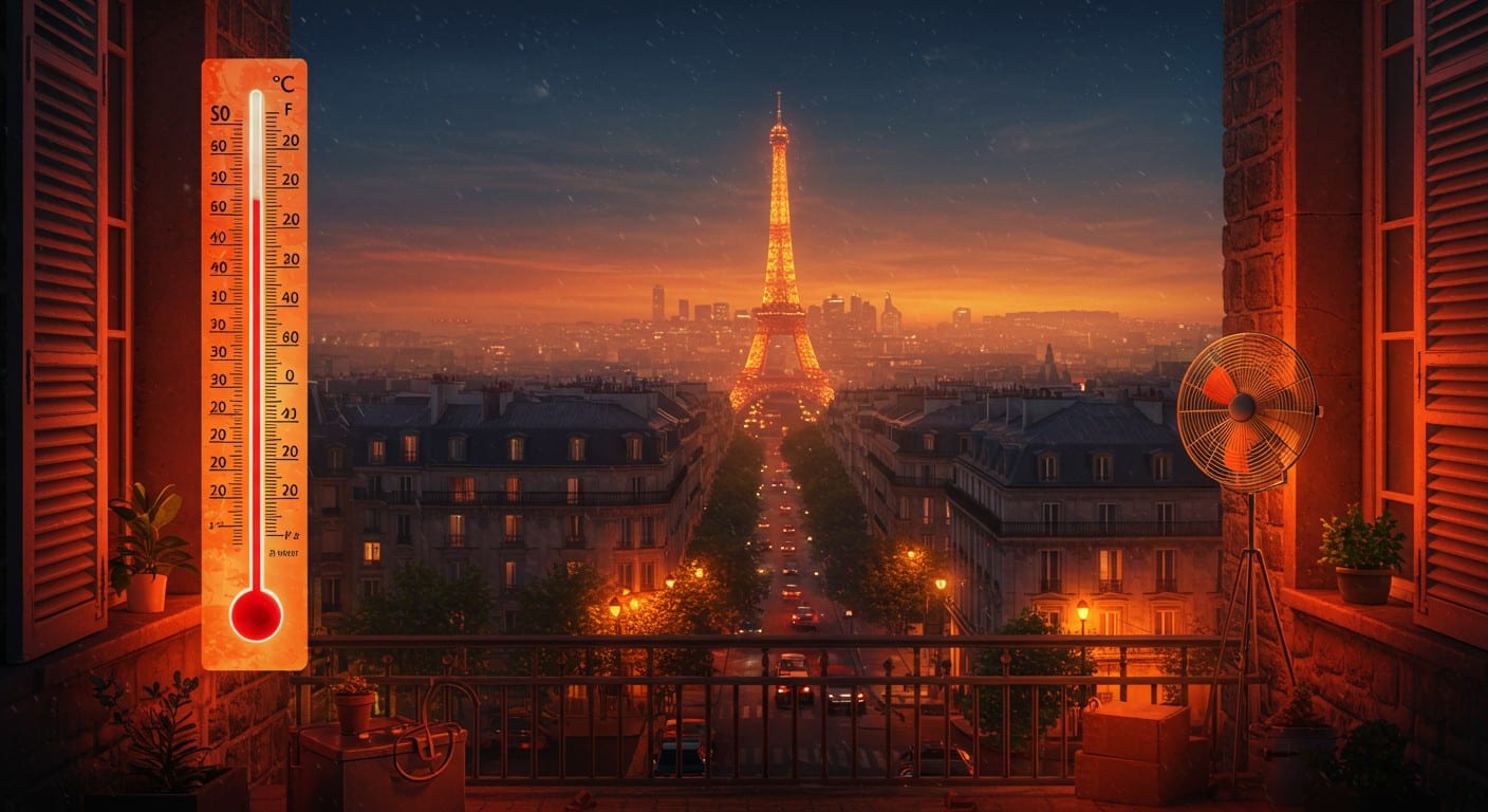 Nuit tropicale en Île-de-France : 26 °C à Paris à 1h du matin ! Découvrez comment la canicule impacte la région et ce qui nous attend. Lisez la suite !