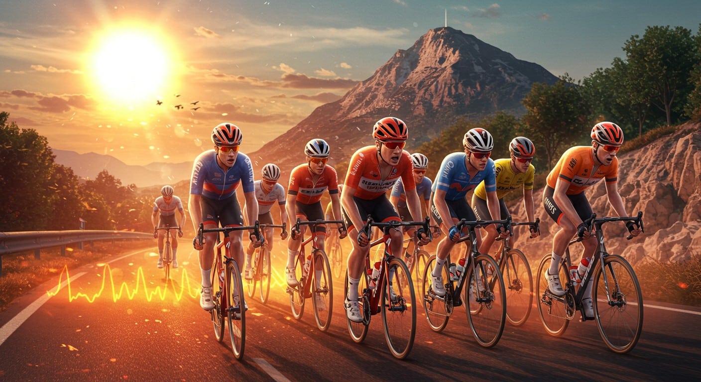 Canicule en Vendée : la course cycliste ajustée avec départ repoussé et distance réduite pour protéger les coureurs. Découvrez les impacts !