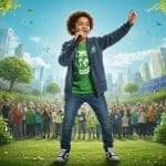 César, 12 Ans, Rappe pour Sauver la Planète