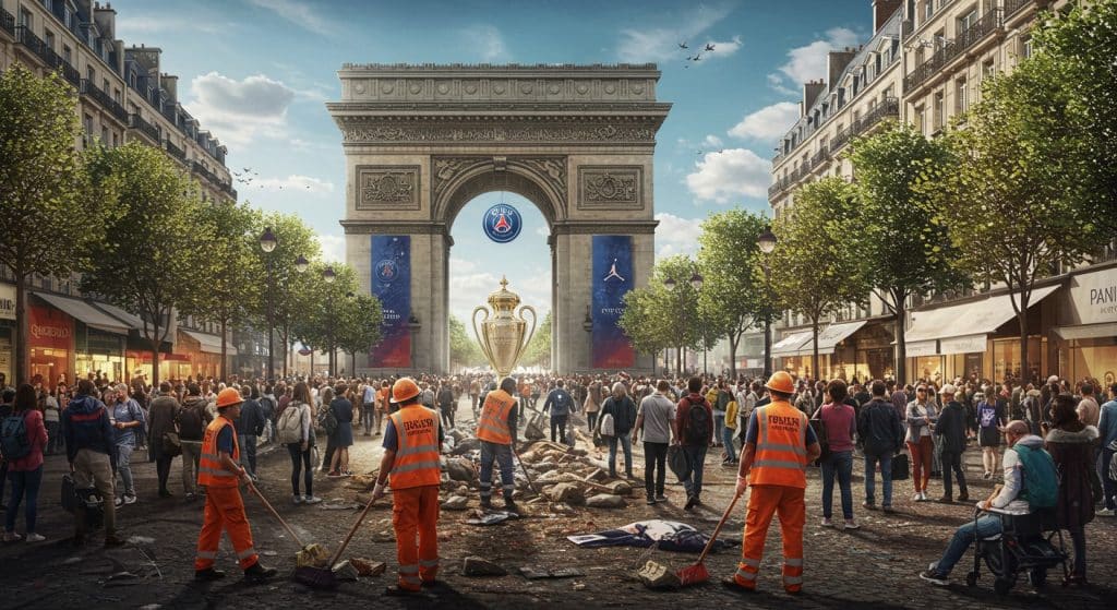 Champs-Élysées : Retour au Calme Après la Fête du PSG