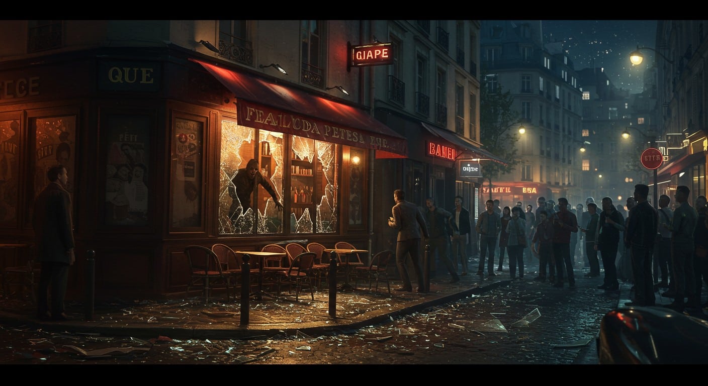 Homme ivre lance bouteilles sur un restaurant et choque passants dans le 20e arrondissement de Paris. Découvrez les détails de cet incident troublant.