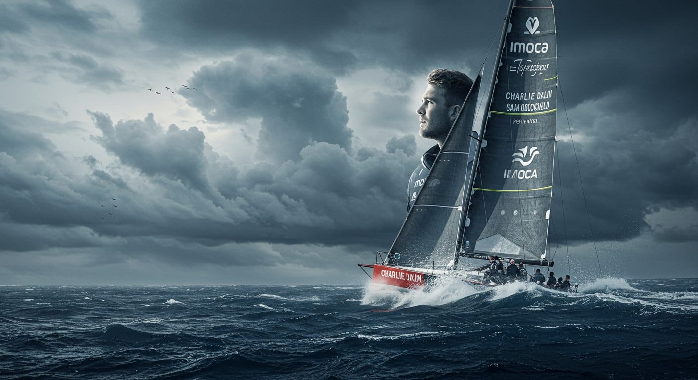 Charlie Dalin met fin à sa saison 2025 pour raisons de santé. Sam Goodchild prend le relais. Découvrez les impacts sur la voile et les courses à venir.
