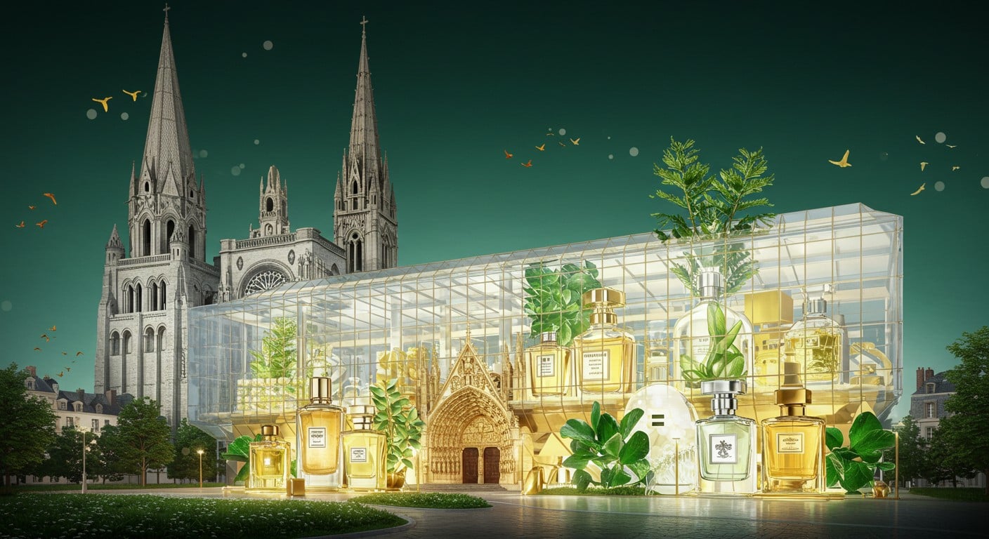 La Maison Internationale de la Cosmétique à Chartres, vitrine de la Cosmetic Valley, ouvrira fin 2028 face à la cathédrale. Découvrez ce projet ambitieux !