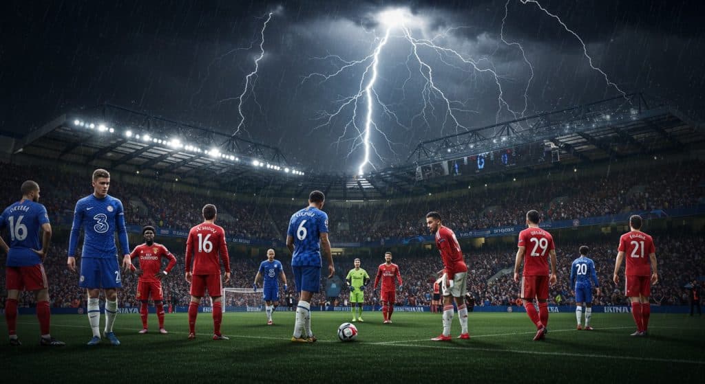 Chelsea-Benfica : Match Stoppé par un Orage en Coupe du Monde