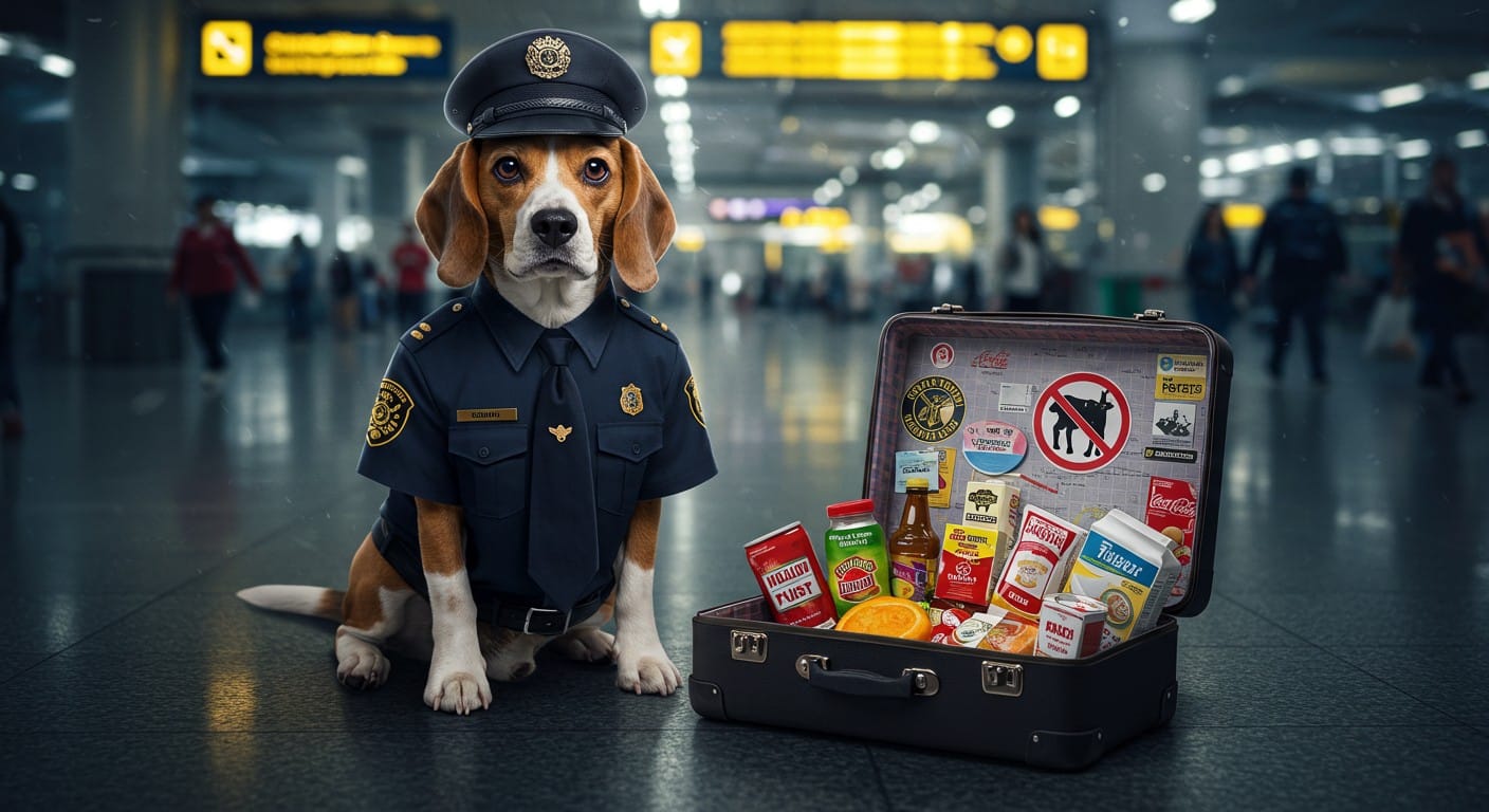 Un beagle des douanes, attaqué à l’aéroport, révèle 45 kg de produits interdits. Découvrez cette affaire choquante et ses conséquences.