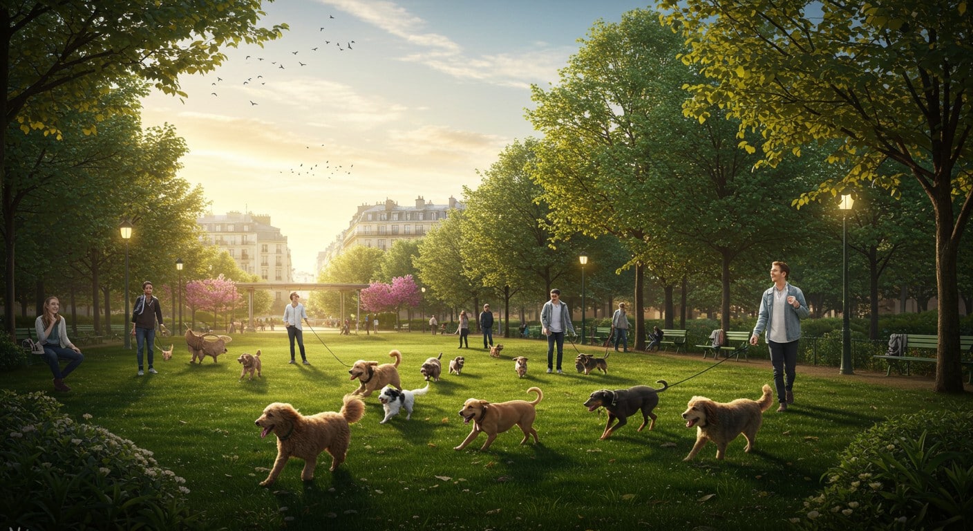 Les chiens gambadent sans laisse au parc Monceau dès septembre ! Découvrez ce dispositif unique à Paris, ses règles et son impact. Cliquez pour tout savoir !