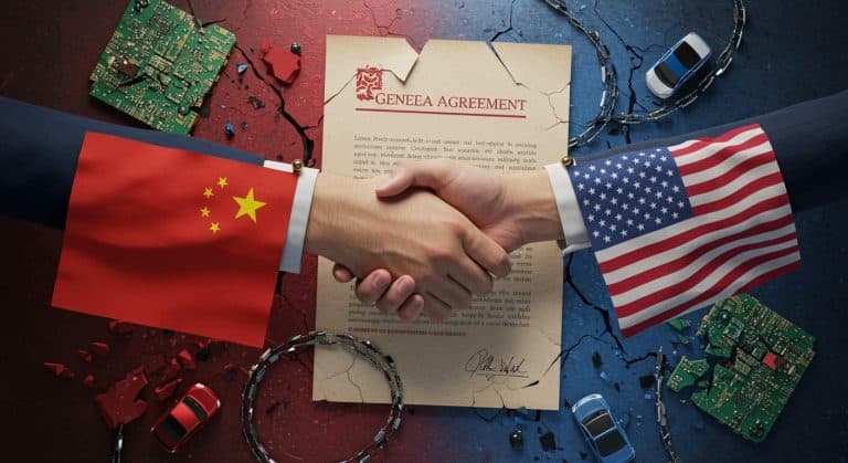 Chine-USA : Tensions Commerciales Menacent Accord de Genève