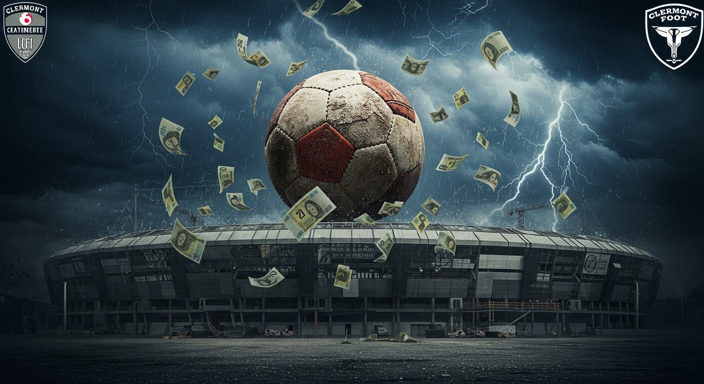 Le Clermont Foot, en crise après la chute des droits TV, reçoit 7M€ de son président. Découvrez comment le club se bat pour sa survie en Ligue 2 !