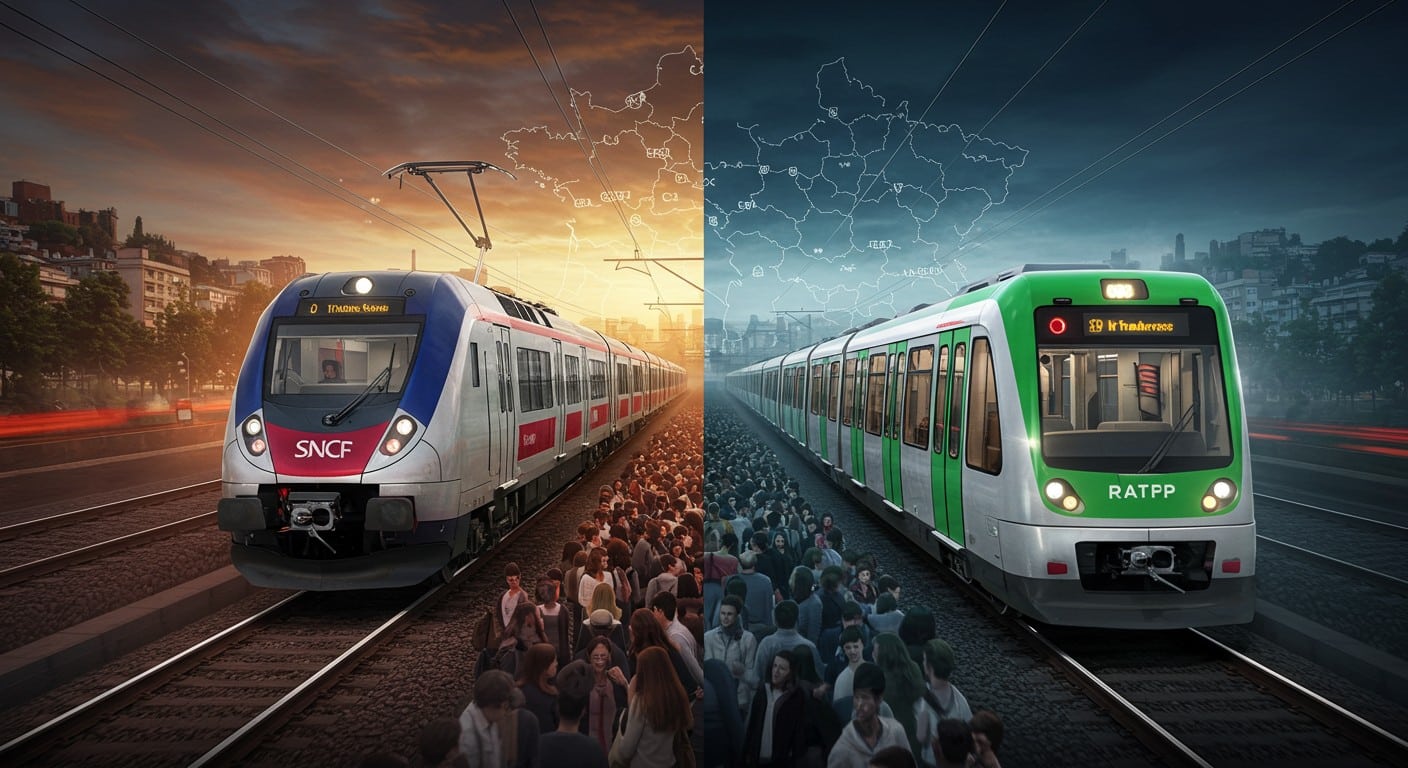 La SNCF face à la RATP dans la bataille pour le réseau ferré d'Île-de-France. Qui dominera les transports régionaux ? Découvrez les enjeux et défis.