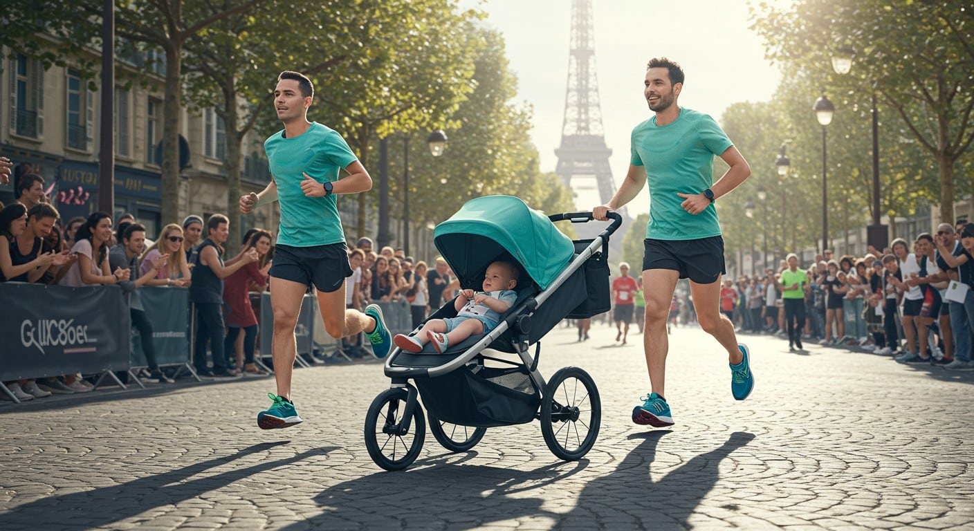 Découvrez comment des parents allient sport et parentalité lors des 10 km Adidas. Courir avec une poussette, un défi inspirant !