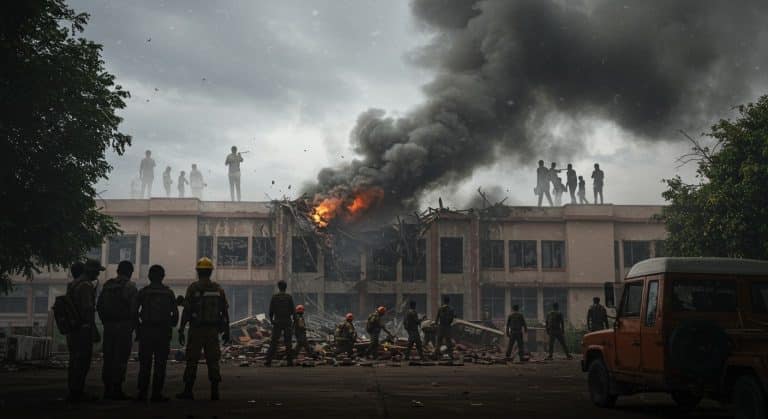 Crash d’Avion en Inde : Tragédie dans une Faculté