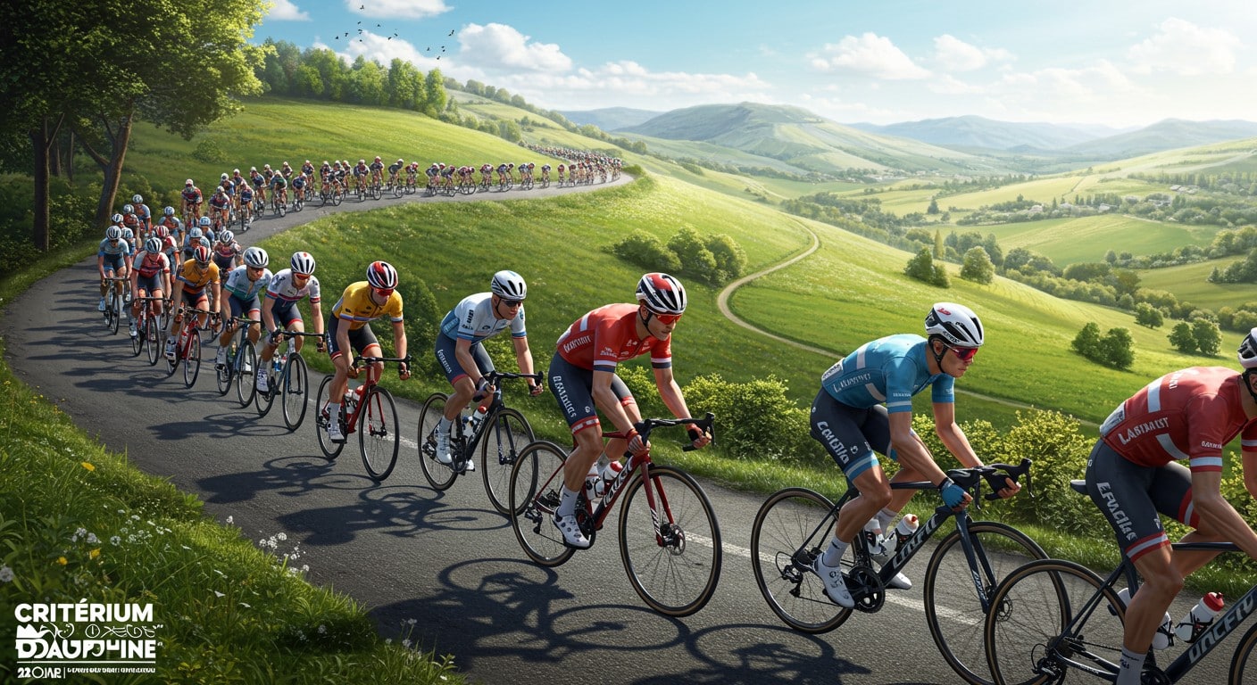 Découvrez le parcours accidenté de la 1ère étape du Critérium du Dauphiné 2025, de Domérat à Montluçon, et les ambitions des coureurs pour ce départ explosif.