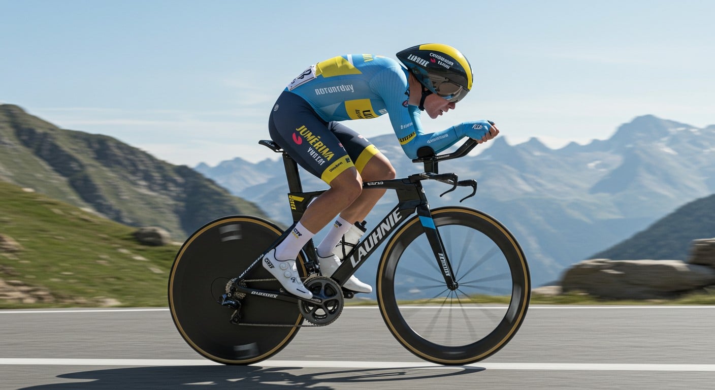 Remco Evenepoel domine le contre-la-montre du Critérium du Dauphiné 2025, s'empare du maillot jaune. Découvrez le résumé et le classement de l'étape !