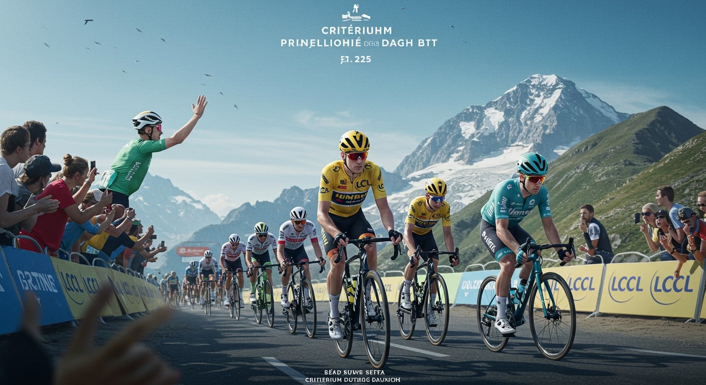 Découvrez l'heure et la chaîne TV pour voir la 8e étape du Critérium du Dauphiné 2025. Tadej Pogacar et Romain Bardet en vedette ce 15 juin !