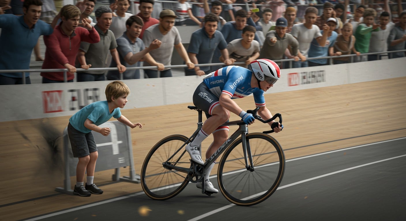 Collision dramatique au championnat danois : Mads Pedersen frôle un enfant. Découvrez les détails de cet incident et ses leçons pour la sécurité.