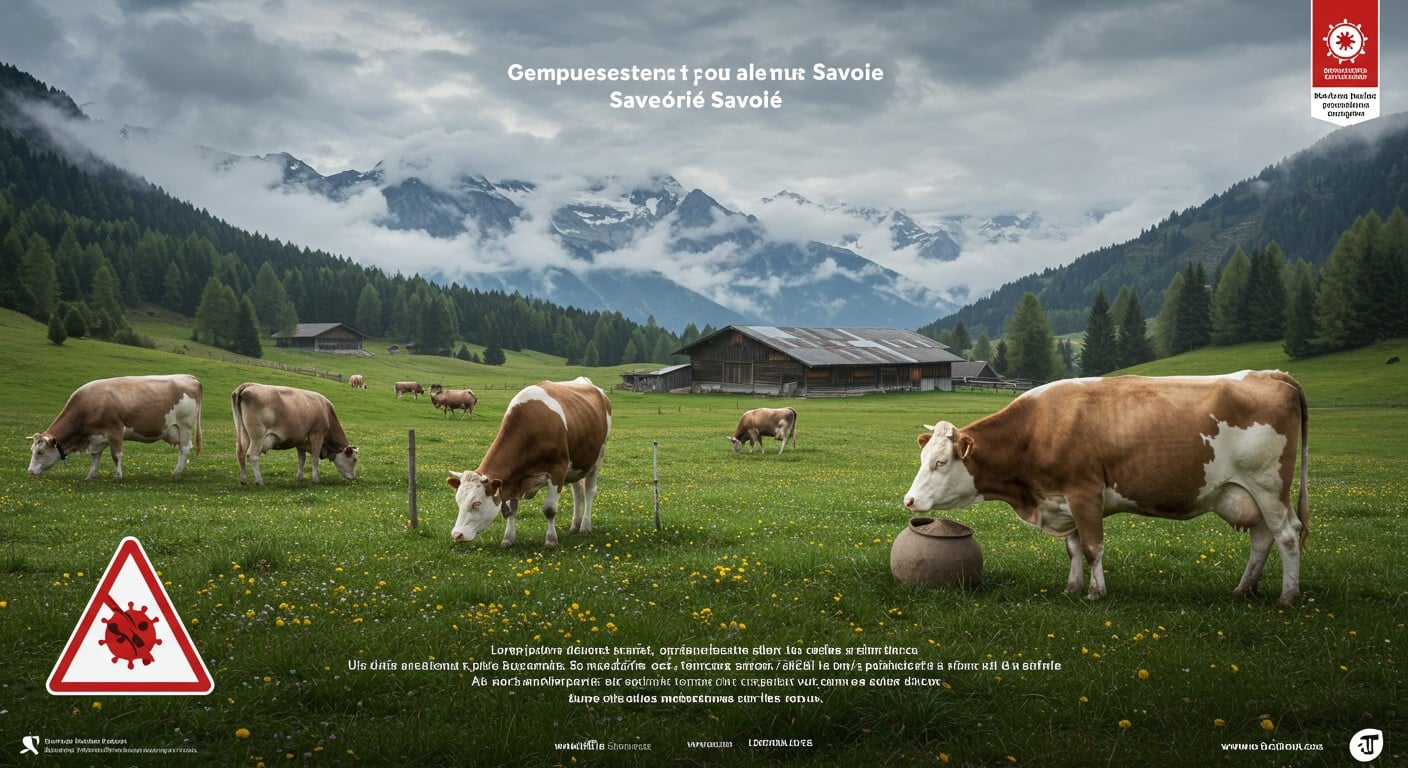 Un élevage bovin en Savoie touché par la dermatose nodulaire contagieuse sera dépeuplé. Découvrez les enjeux et impacts de cette maladie animale.