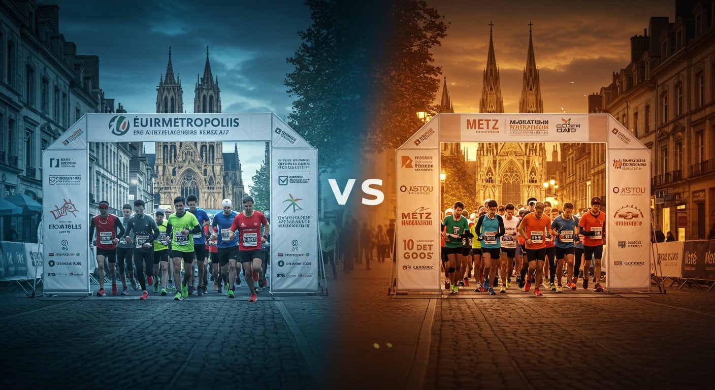 Metz face à un duel inédit : deux marathons le même jour ! Découvrez les dessous du conflit juridique entre l’Eurométropole et Metz Marathon.
