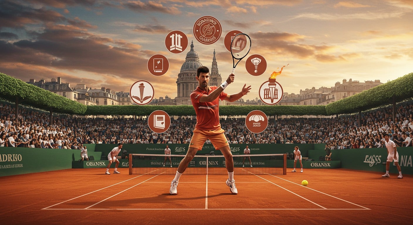 Novak Djokovic brille à Roland-Garros 2025, entre records à battre et transmission aux jeunes. Découvrez son parcours et son impact sur le tennis.