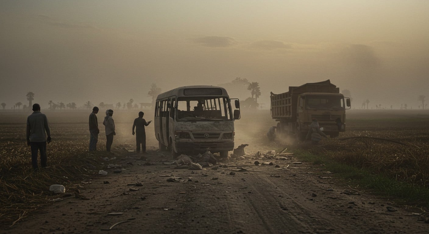 Un accident en Égypte tue 19 personnes, dont 18 ouvrières. Découvrez les causes, les enjeux de sécurité routière et le débat sur le travail des mineurs.