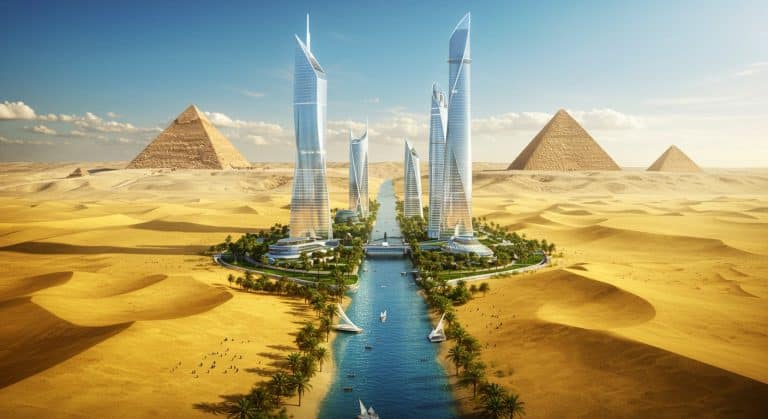 Égypte : Une Ville de Luxe Émerge du Désert