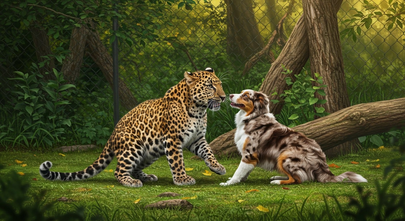 Découvrez l'incroyable complicité entre Eiko, une panthère orpheline, et Ulysse, un chien, dans un parc animalier. Une histoire touchante d'amitié et de conservation.