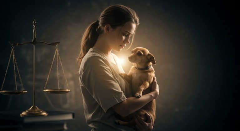 Elle Sauve un Chien et Risque une Condamnation