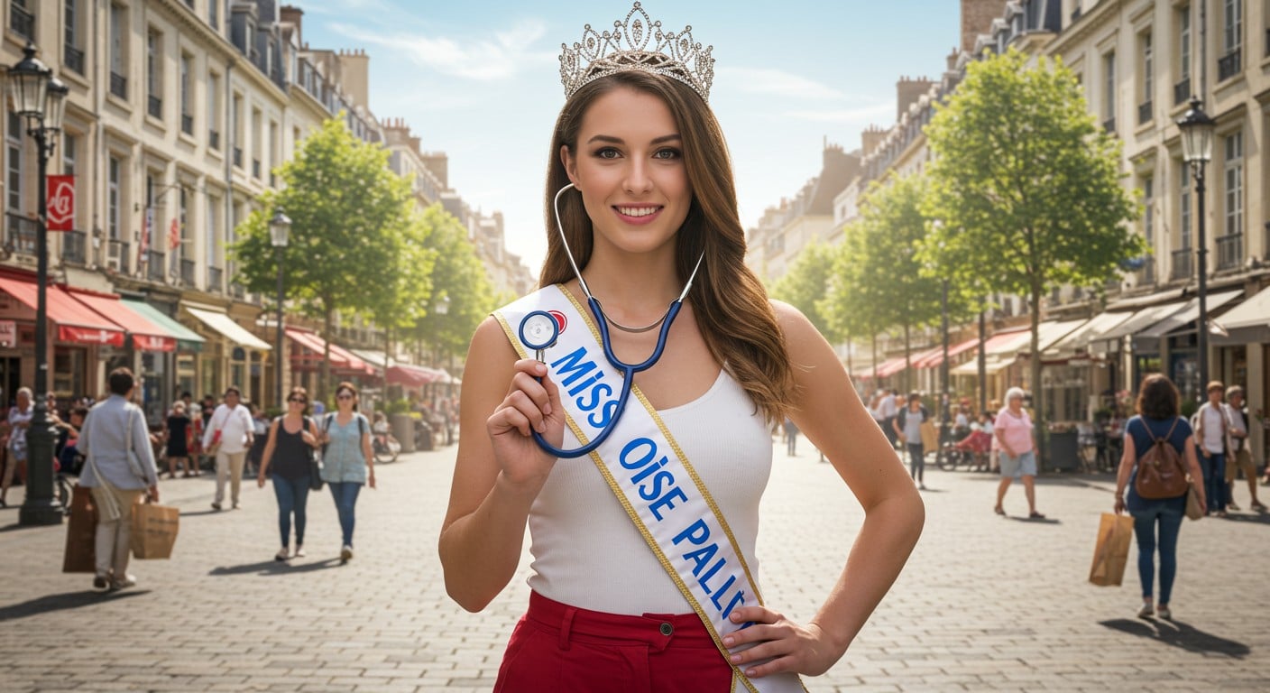 Emma Boivin, Miss Oise 2025, conjugue son rôle de reine de beauté avec ses études d’infirmière pour promouvoir l’accès aux soins pour tous. Découvrez son parcours inspirant.