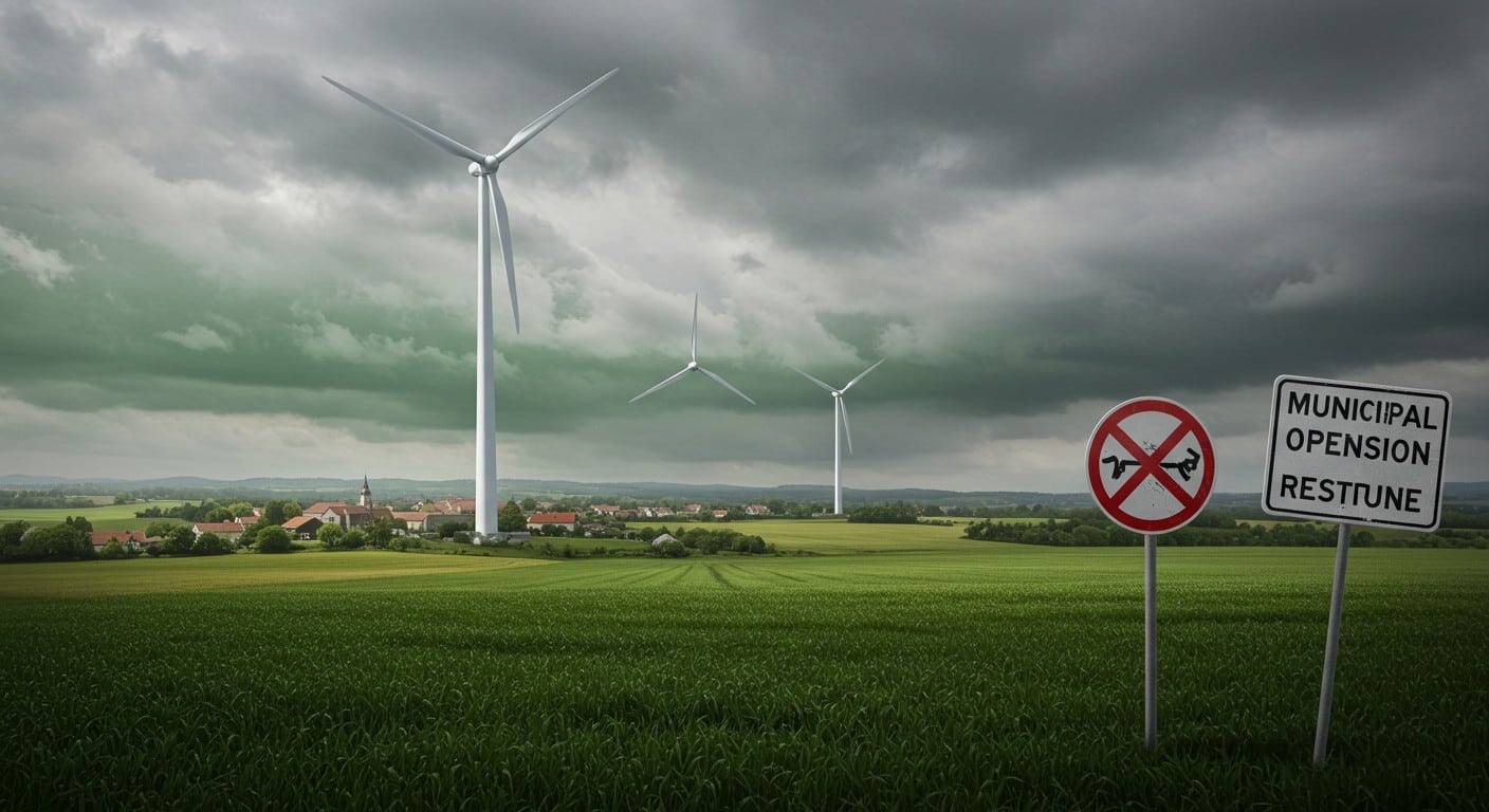 Un maire refuse des éoliennes et préfère payer une amende. Quels enjeux pour l’énergie verte et les communes ? Découvrez ce conflit local.