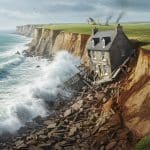 Érosion Côtière : Maisons Détruites Face à la Mer