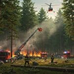 Exercice XXL Contre les Feux de Forêt à Fontainebleau