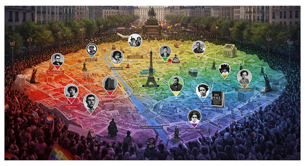 Explorez Paris LGBTQIA+ : Une Carte des Mémoires