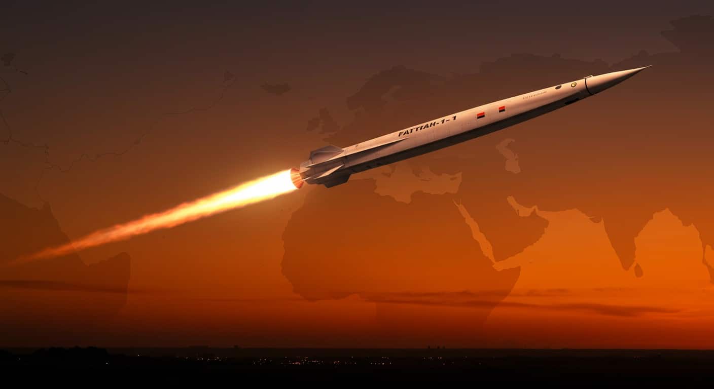 Découvrez le Fattah-1, missile hypersonique iranien : vitesse, portée, technologie. Pourquoi est-il si redoutable ? Analyse complète.
