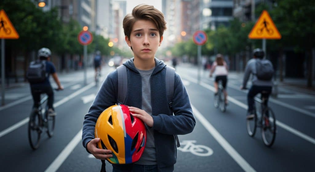 Faut-Il Forcer Son Ado à Porter un Casque à Vélo ?
