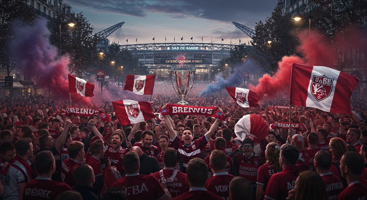 UBB affronte Toulouse en finale du Top 14. Les fans bordelais, confiants, rêvent de vengeance. Ambiance électrique à Paris avant le choc !