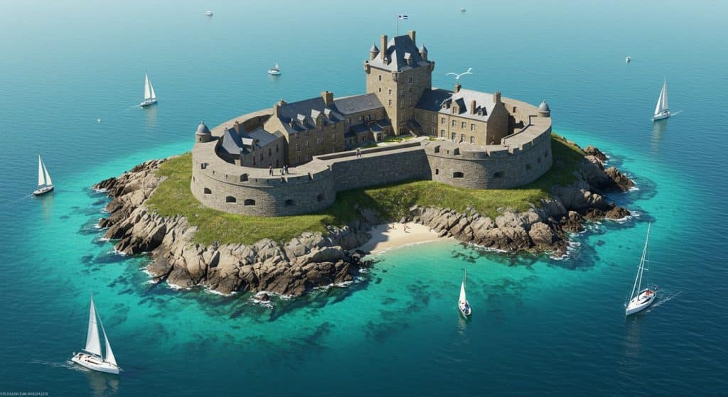 Fort Cigogne : Un Joyau Rénové des Glénan à Découvrir