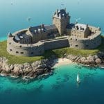 Fort Cigogne : Un Joyau Rénové des Glénan à Découvrir