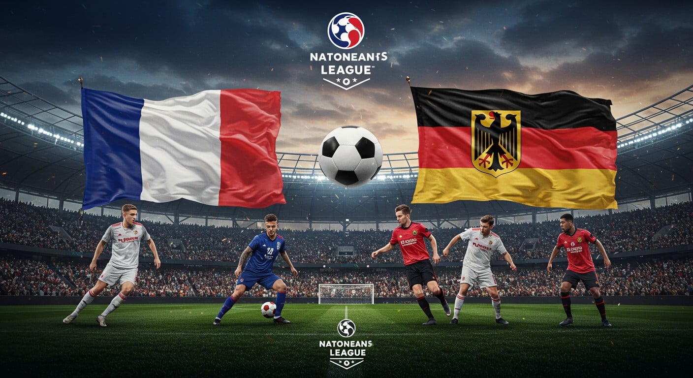 France vs Allemagne pour la 3e place en Ligue des Nations : un match pour l’honneur. Découvrez les enjeux, les joueurs clés et les tactiques. Qui l’emportera ?