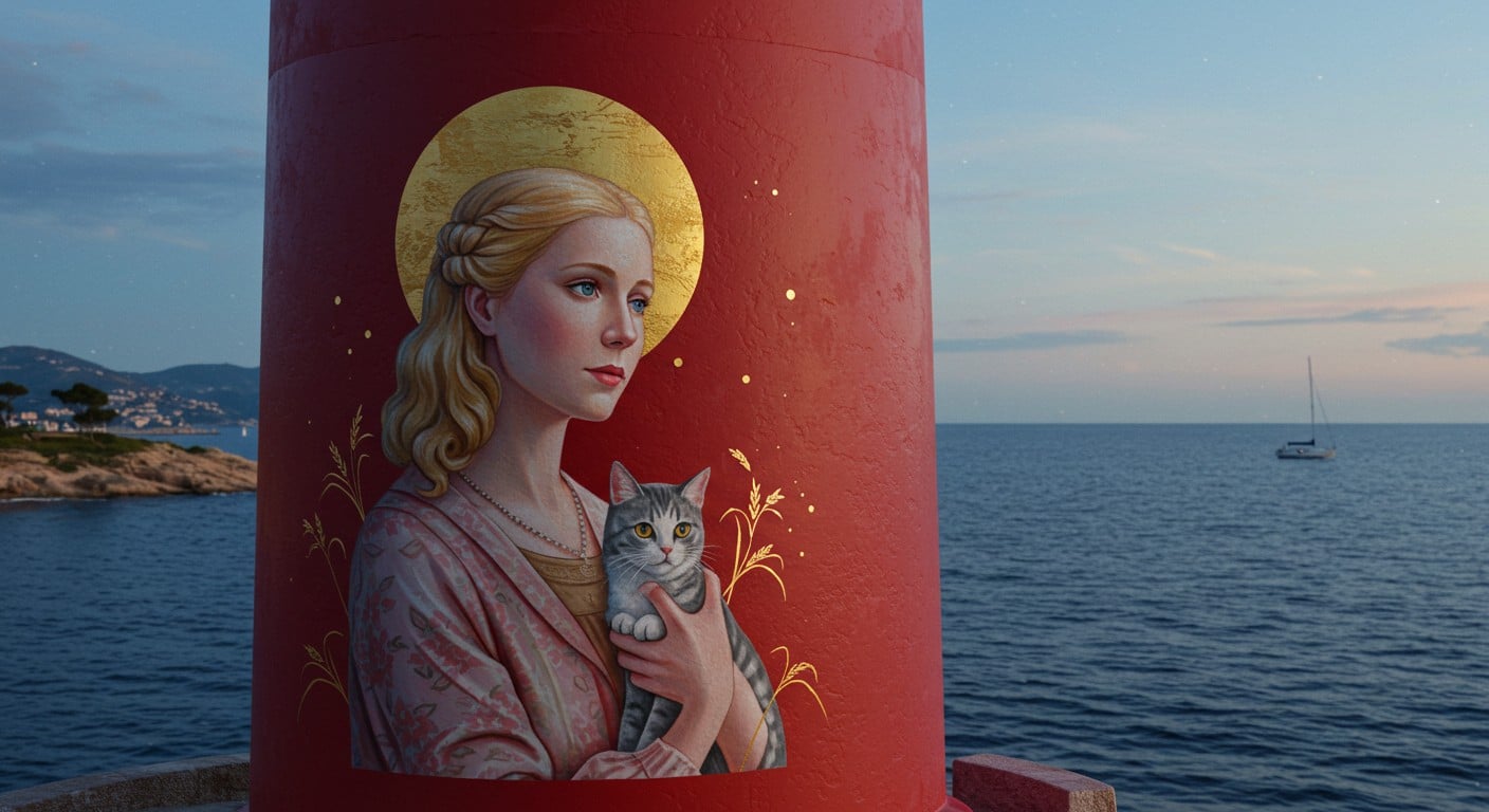 Saint-Tropez célèbre Françoise Sagan avec une fresque sur son phare. Découvrez cet hommage vibrant à l’écrivaine iconique et son lien avec la mer.