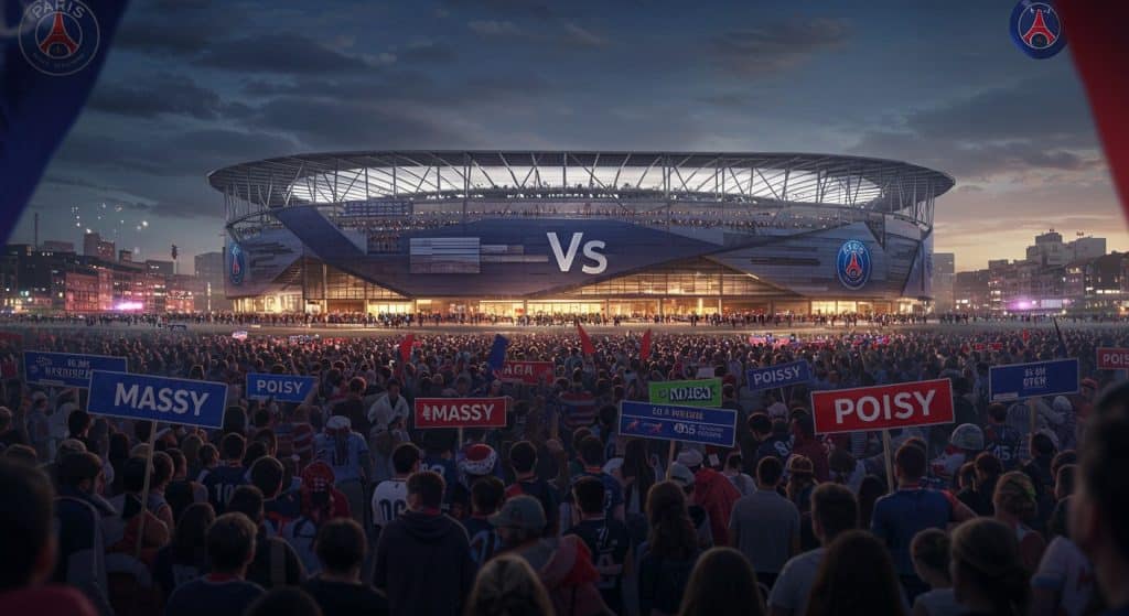 Futur Stade du PSG : Massy et Poissy en Compétition