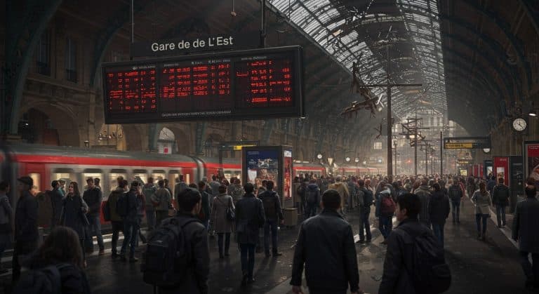 Gare de l’Est : Panne Électrique Perturbe les Trains