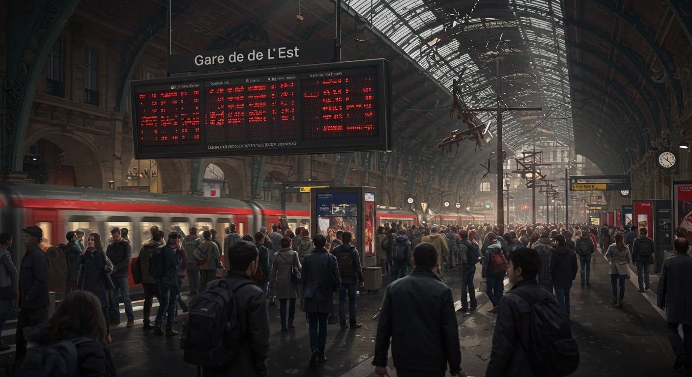 Panne électrique à Gare de l’Est : retards massifs sur les TGV et TER. Découvrez les causes, impacts et solutions en cours. Cliquez pour en savoir plus !