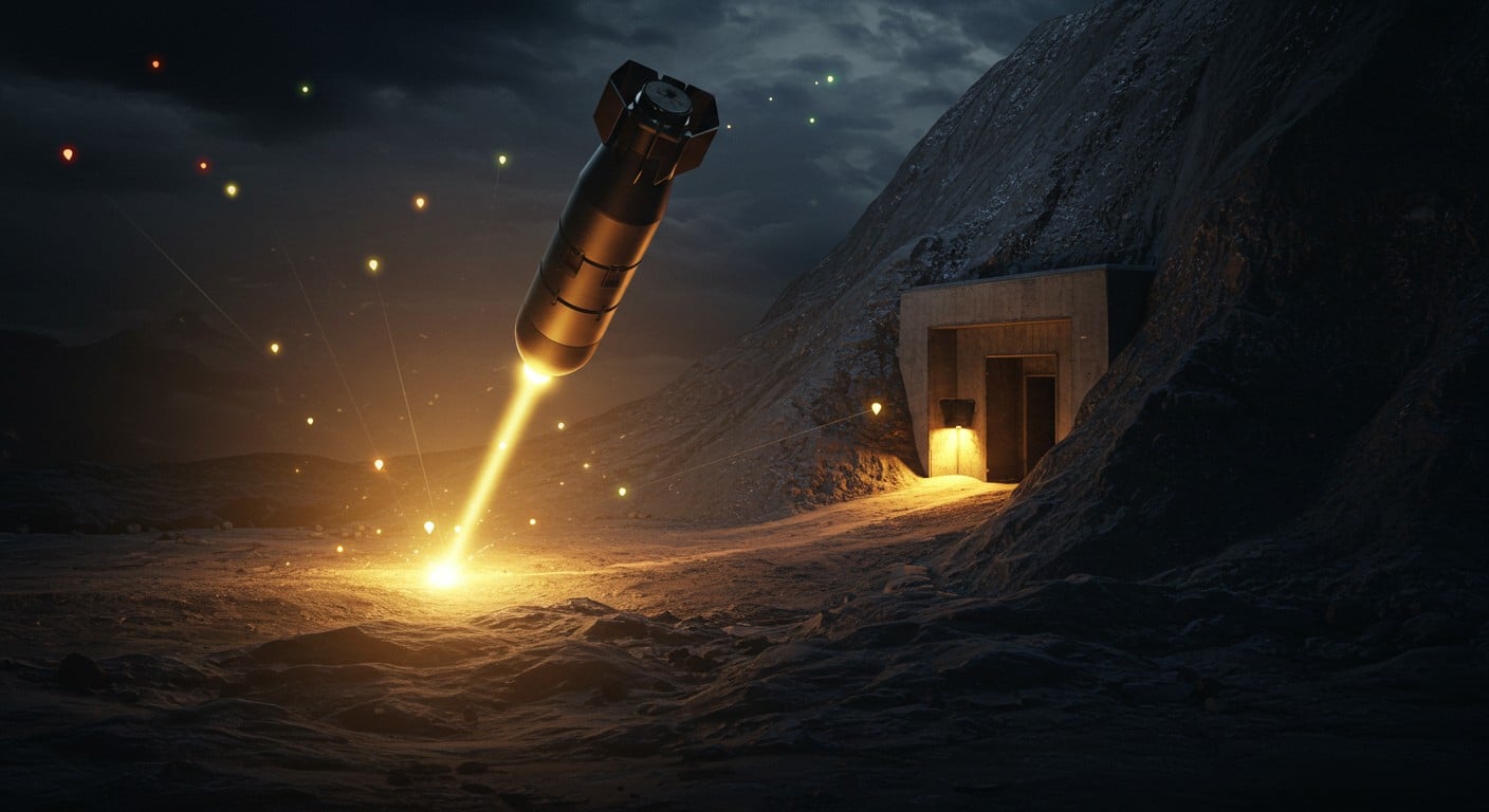 Découvrez la GBU-57, bombe anti-bunker unique capable de frapper le site nucléaire iranien de Fordo. Analyse de son impact stratégique.