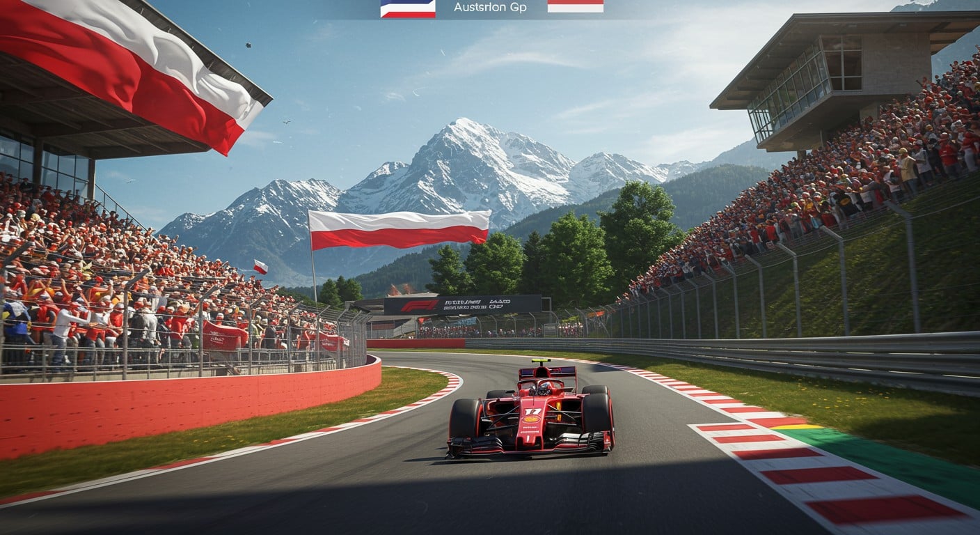 Ne manquez pas le GP d’Autriche F1 2025 ! Découvrez l’horaire, la chaîne TV et les enjeux de la course à Spielberg. Suivez Piastri, Norris et Verstappen en direct !