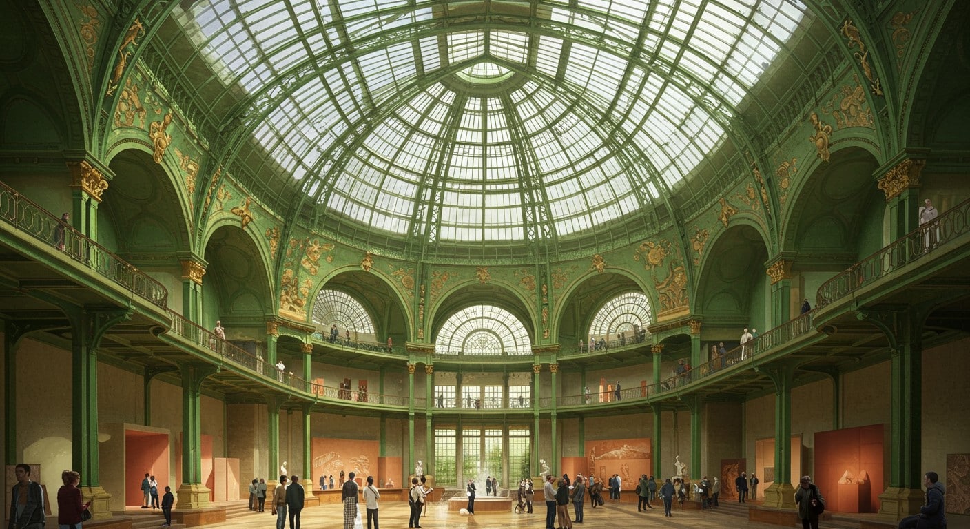 Le Grand Palais rouvre avec 30 000 m², dont 6 000 gratuits. Découvrez la nef, son toit de verre et les nouveautés culturelles. Visite incontournable à Paris !