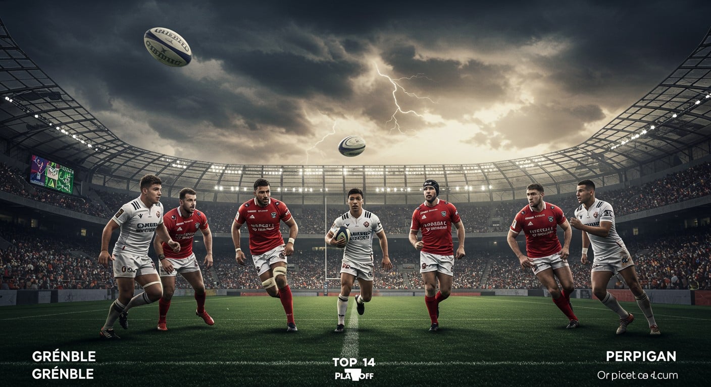 Découvrez l'horaire et la chaîne TV du barrage Grenoble-Perpignan pour l'accession au Top 14. Qui rejoindra l'élite ? Suivez ce match décisif !