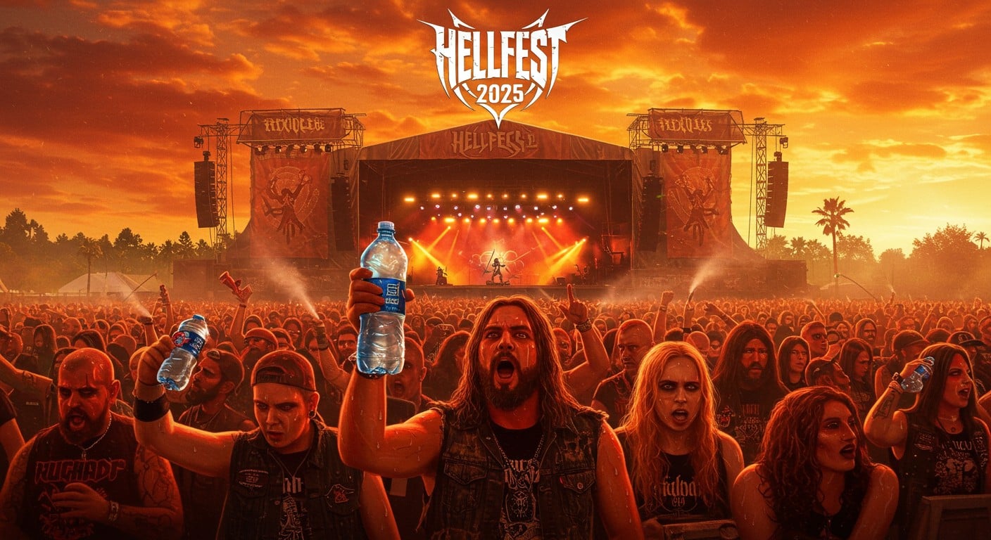 Hellfest 2025 : Muse, Linkin Park et chaleurs extrêmes à Clisson. Découvrez les astuces pour survivre à ce festival métal sous 37°C !