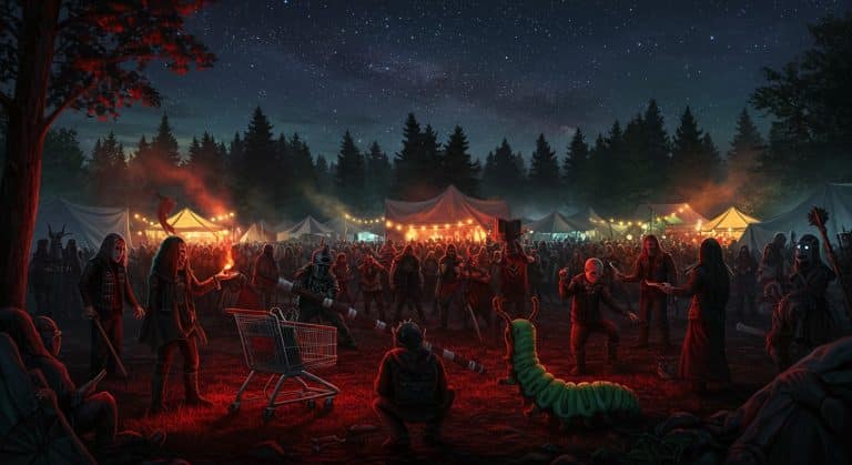 Hellfest 2025 : Une Nuit Folle au Cœur du Camping Metal