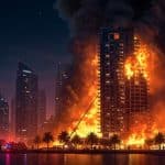 Incendie à Dubaï : Une Tour de Marina en Flammes
