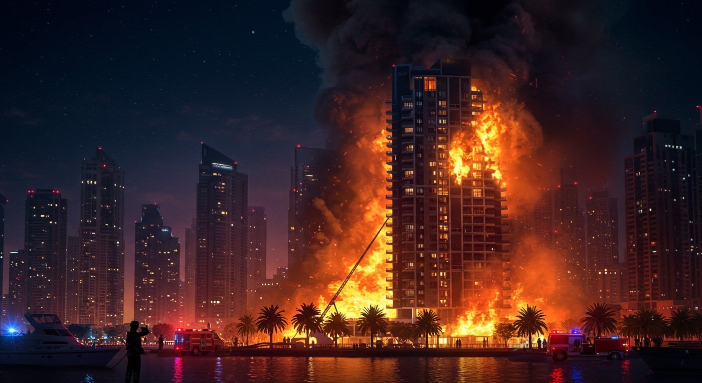 Un incendie spectaculaire ravage une tour de Dubaï Marina, évacuant 4000 personnes. Découvrez les détails de cet événement dramatique et ses impacts.